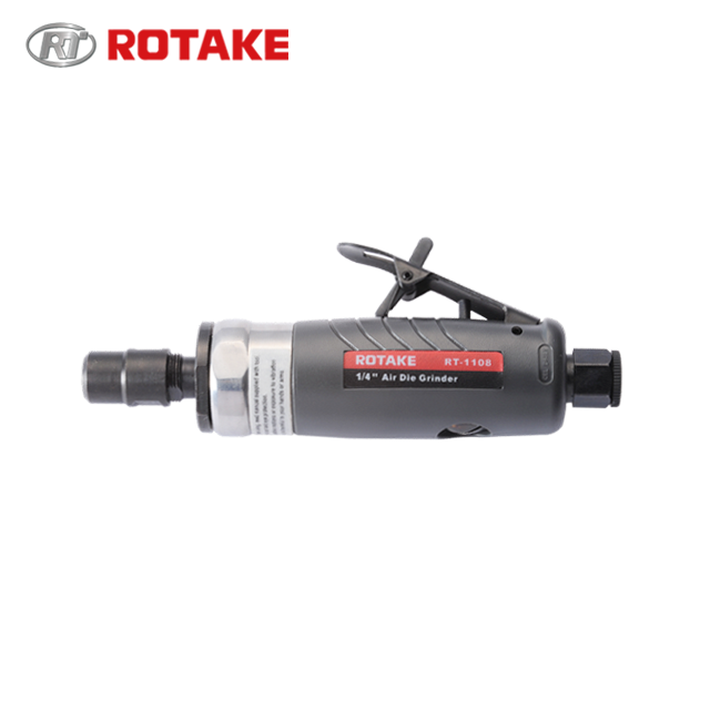 ROTAKE Professional 1/4" Mini Air Grinder Pneumatic Straight Shank 6mm